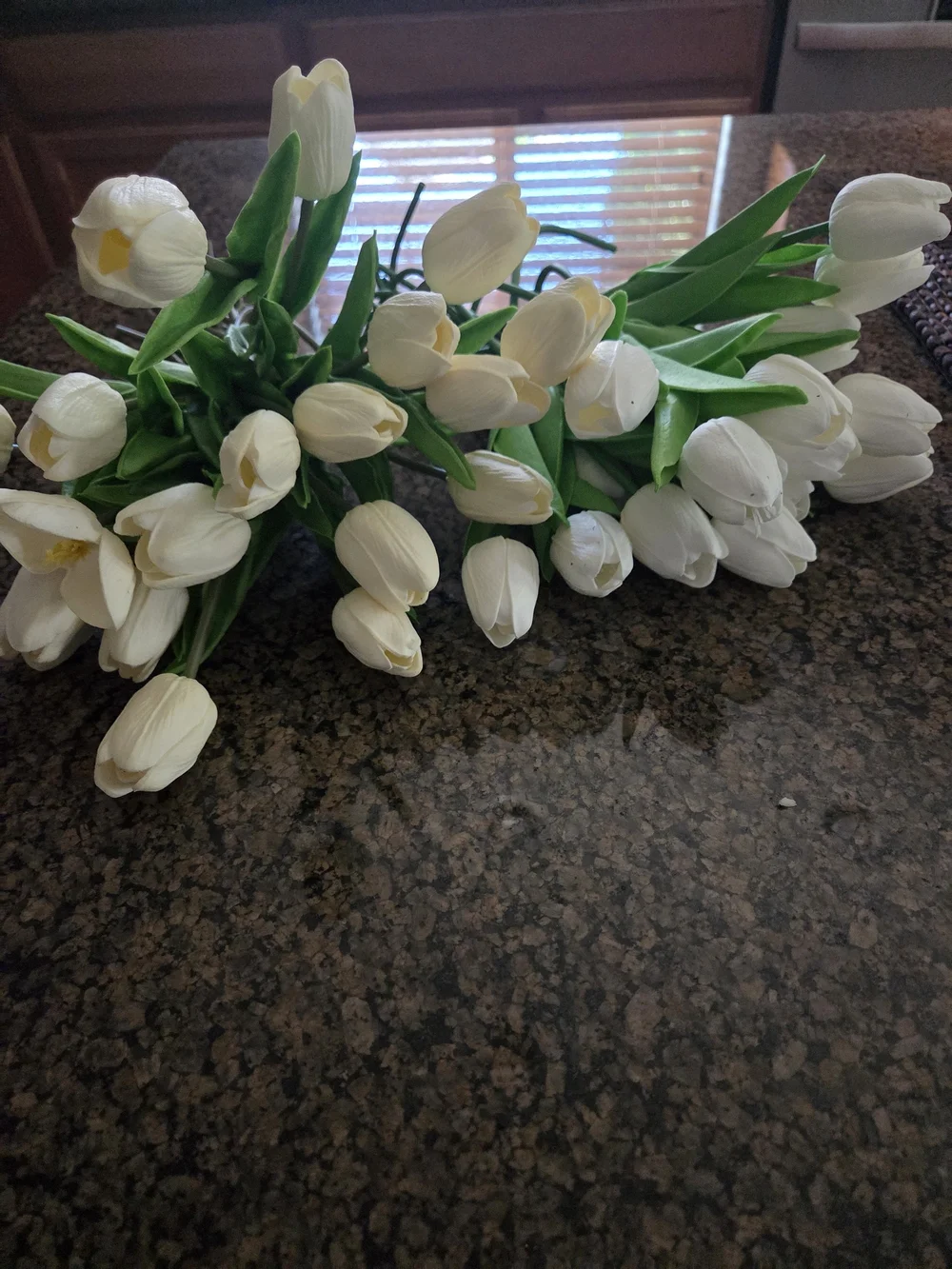 Bundle White Artificial Tulip Bouquet - Home Accents